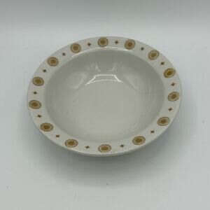 Vintage Shenango China USA Bowl Restaurant Ware Gold/Brown